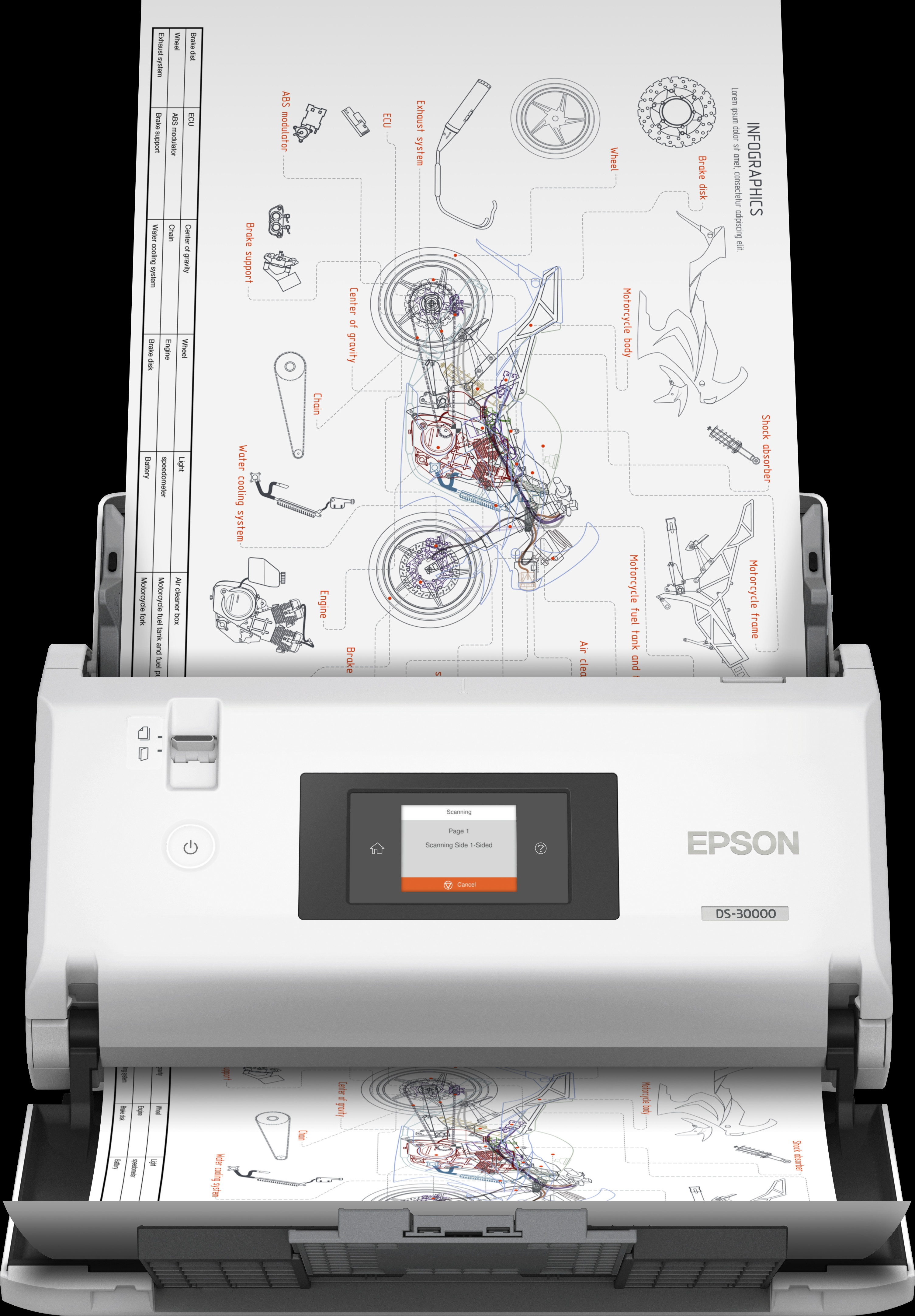 BildeEpson WorkForce DS-30000 A3 scanner