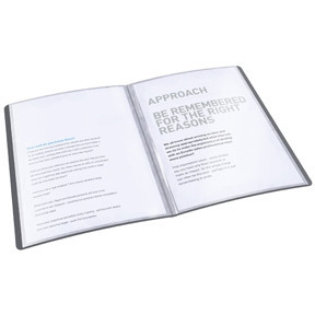 Esselte Presentasjonsmappe Vivida PP 60l. sort
