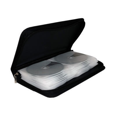 MediaRange Mediaoppbevaring mappe for 48 plater Sort