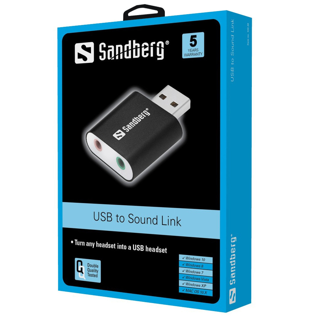 USB to Sound Link, Black