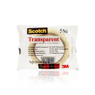 Scotch 550 Teip 19mmx66mm transparent