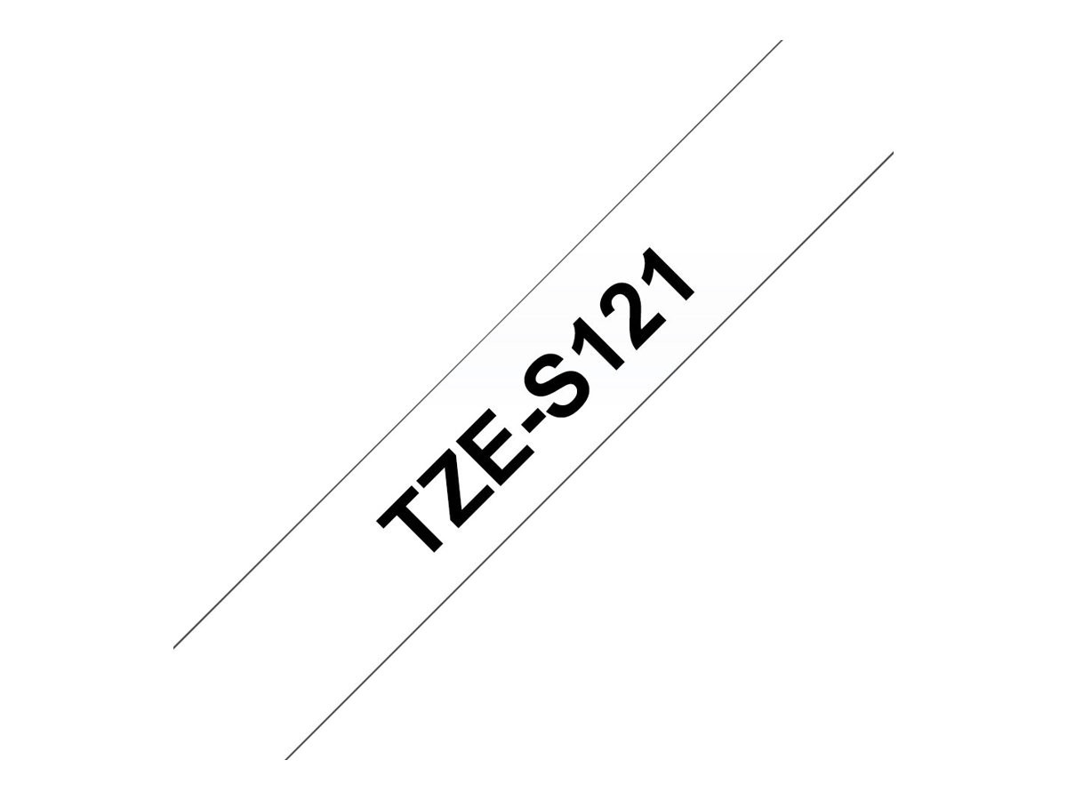 TZeS tape 9mmx8m strong black/clear