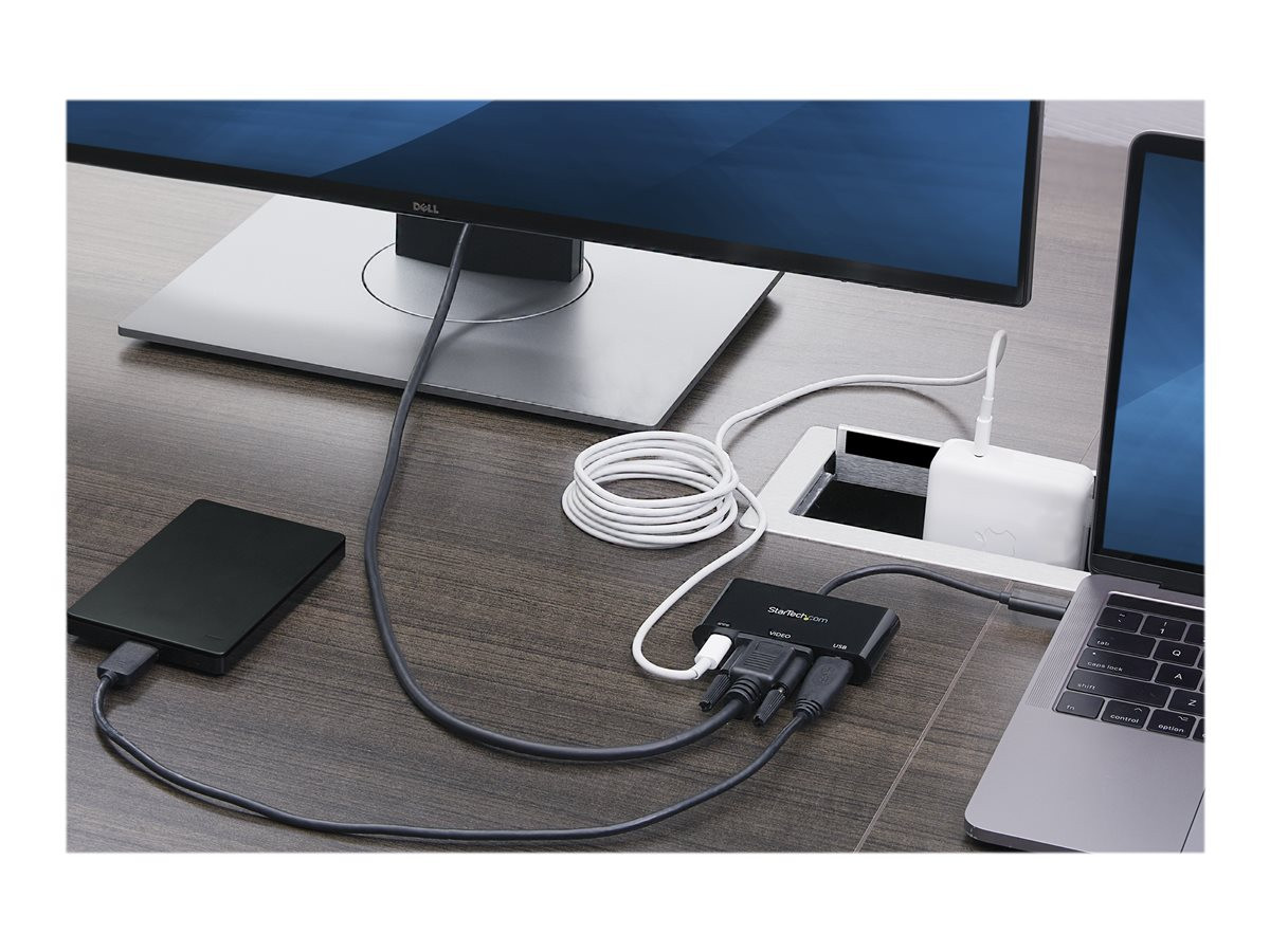 STARTECH USB-C to VGA Multifunction