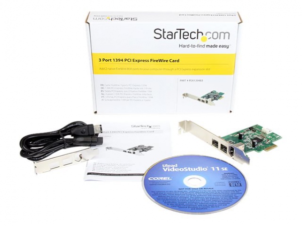 STARTECH PEX1394B3 3 Port PCI-E 1394b