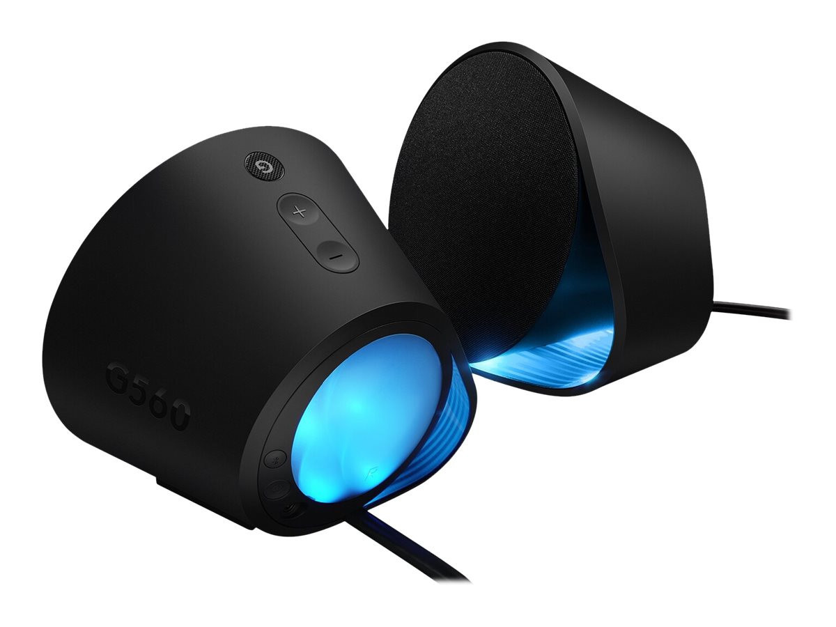 G560 LIGHTSYNC PC Gaming Speakers, Black