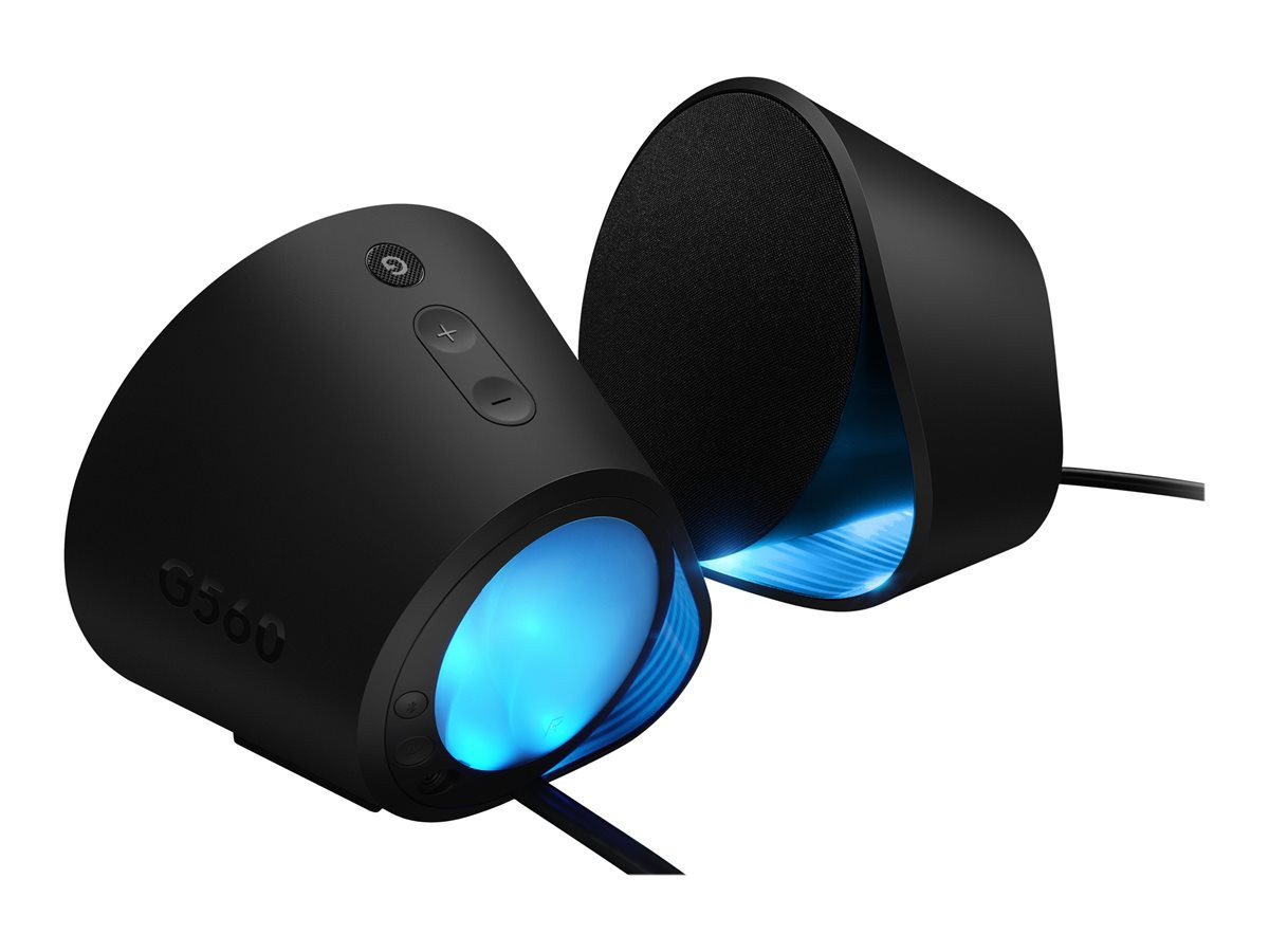 G560 LIGHTSYNC PC Gaming Speakers, Black