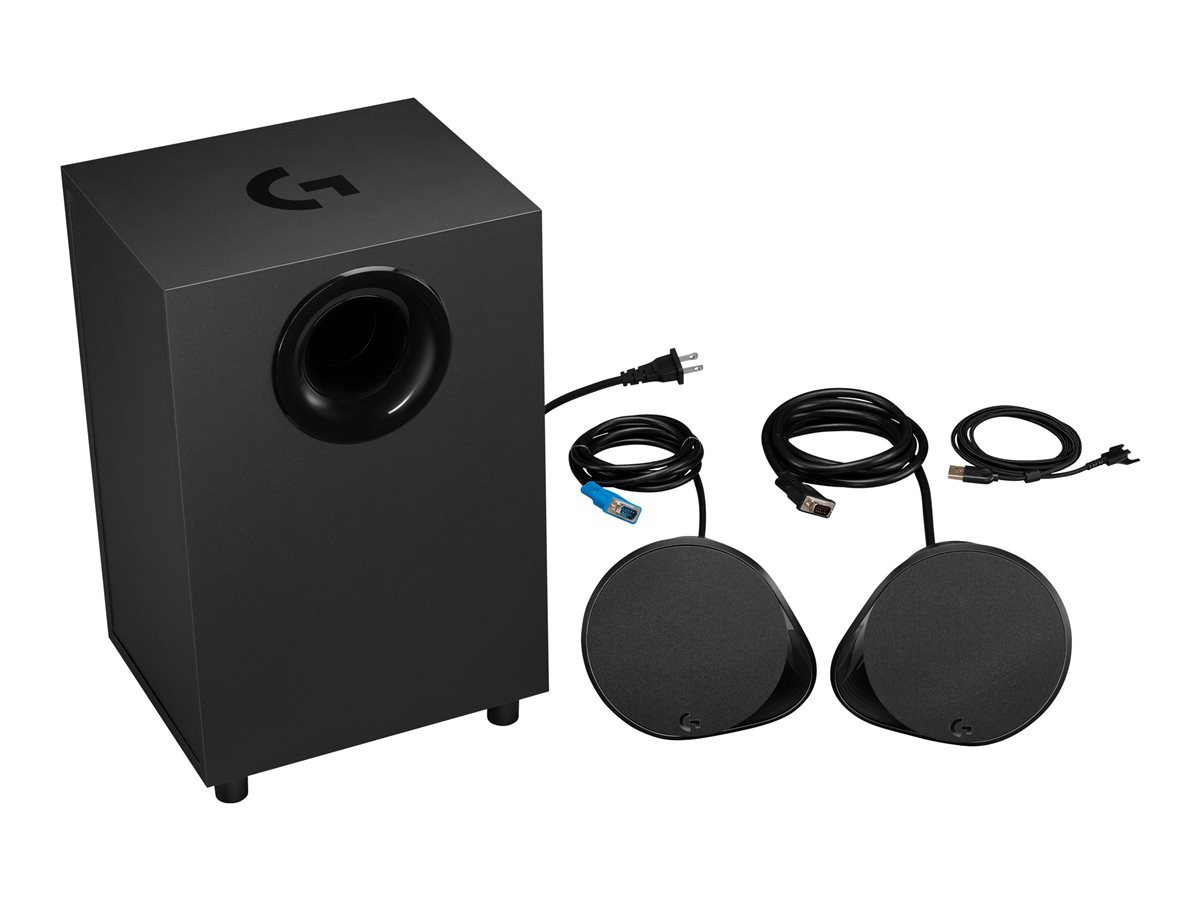 G560 LIGHTSYNC PC Gaming Speakers, Black