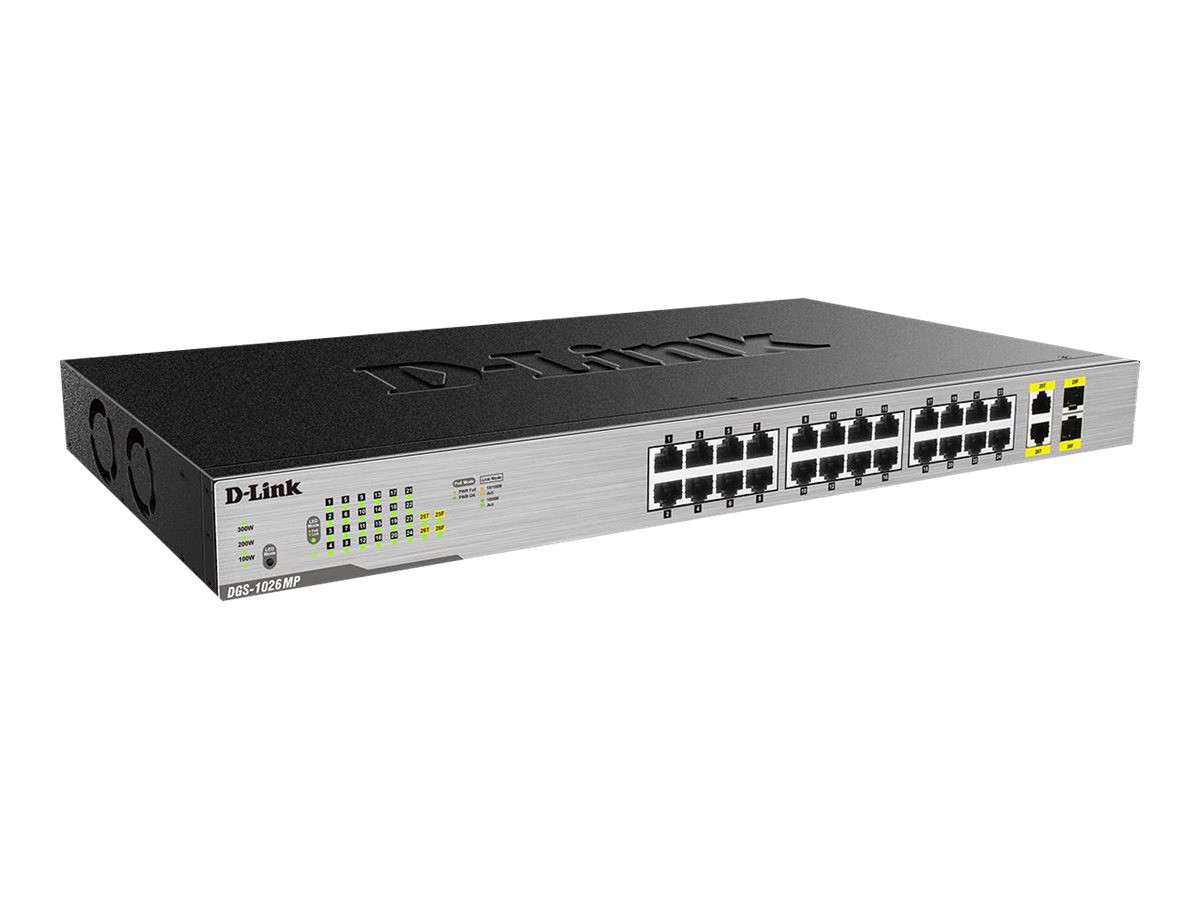 D-LINK 26-Port Layer2 PoE+ Gigabit Switc