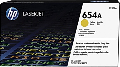 BildeColor laserjet 654A yellow toner