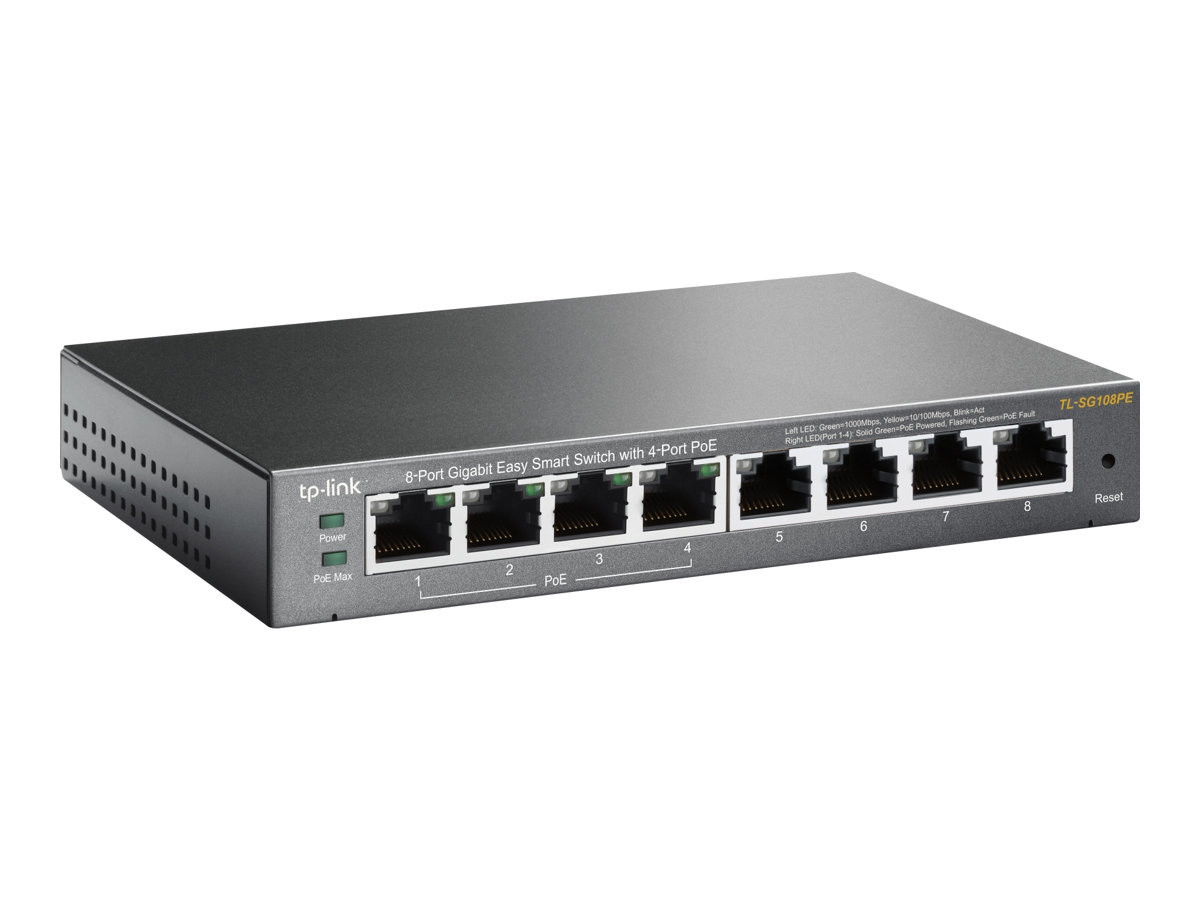 TP-LINK 8P Gigabit DT PoE Smart Switch