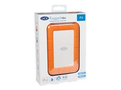 BildeLACIE RUGGED MINI 4TB USBorange