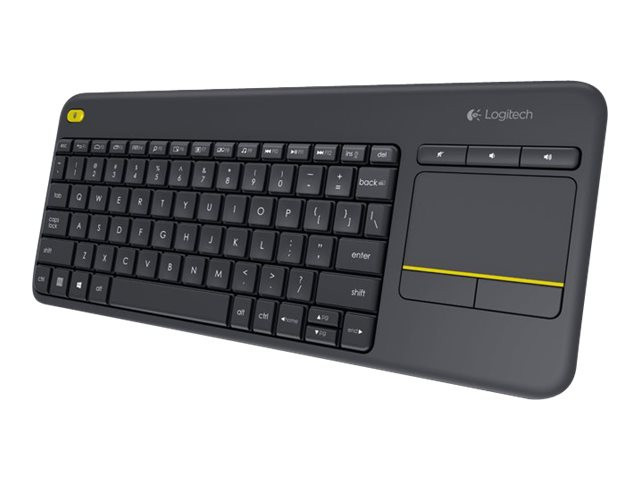 LOGI K400 Touch Keyboard Plus Black (UK)