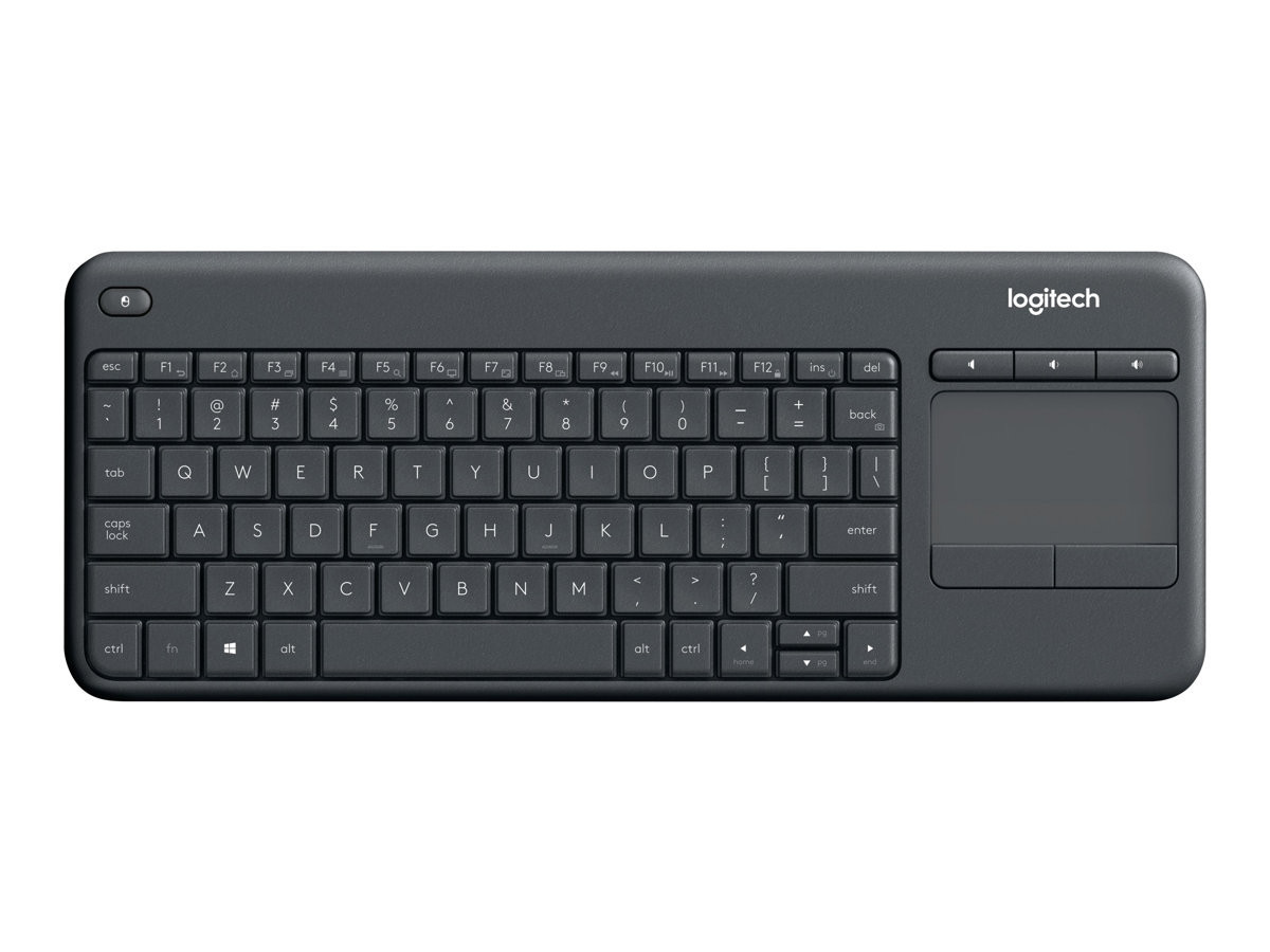 LOGI K400 Touch Keyboard Plus Black (UK)