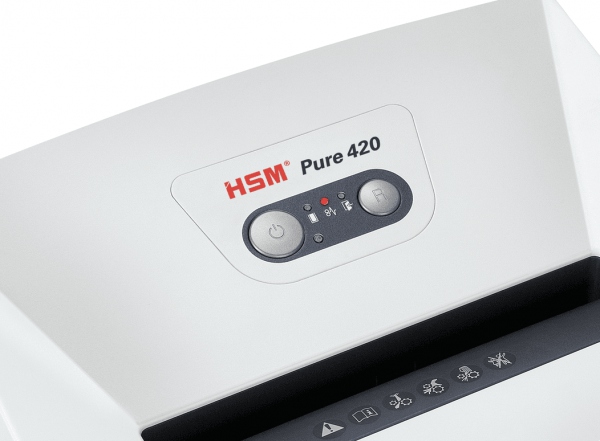 Pure shredder 420 1,9x15 cross cut P5 white