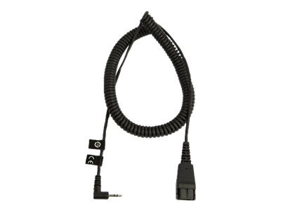 BildeJABRA QD Cord to 2,5mm pin plug, coiled