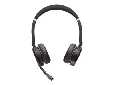 Jabra Evolve 75 USB Headset, Sort (Duo)