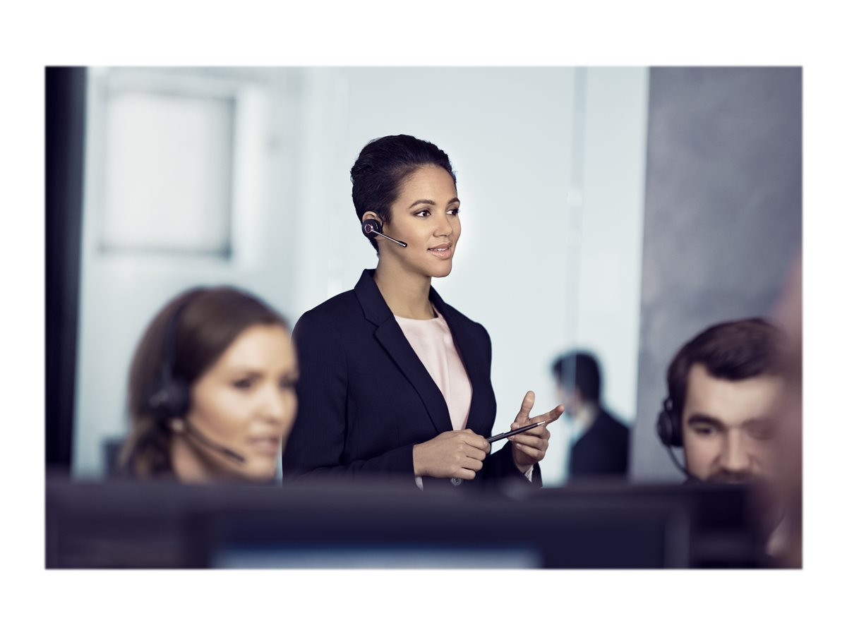 Jabra Engage 75 USB Headset, Black (Convertible)