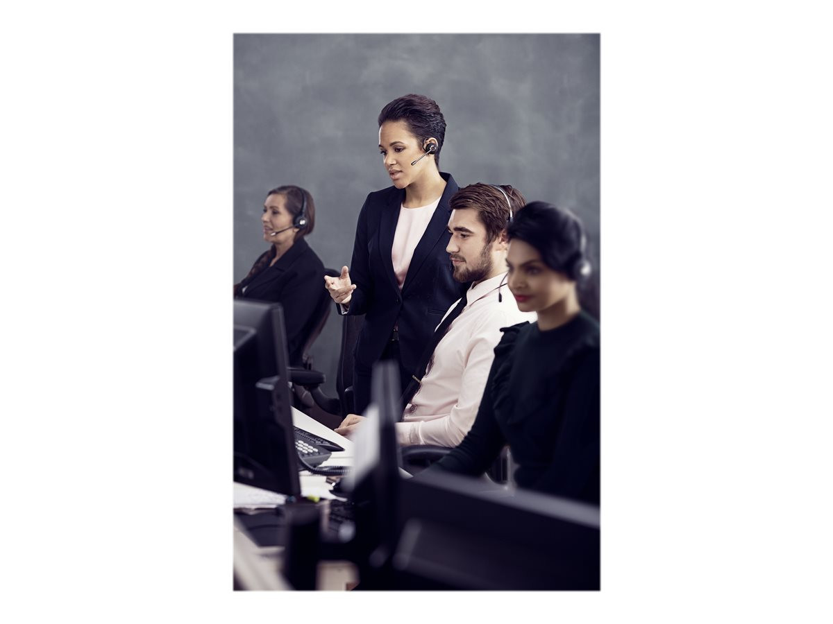 Jabra Engage 75 USB Headset, Black (Convertible)