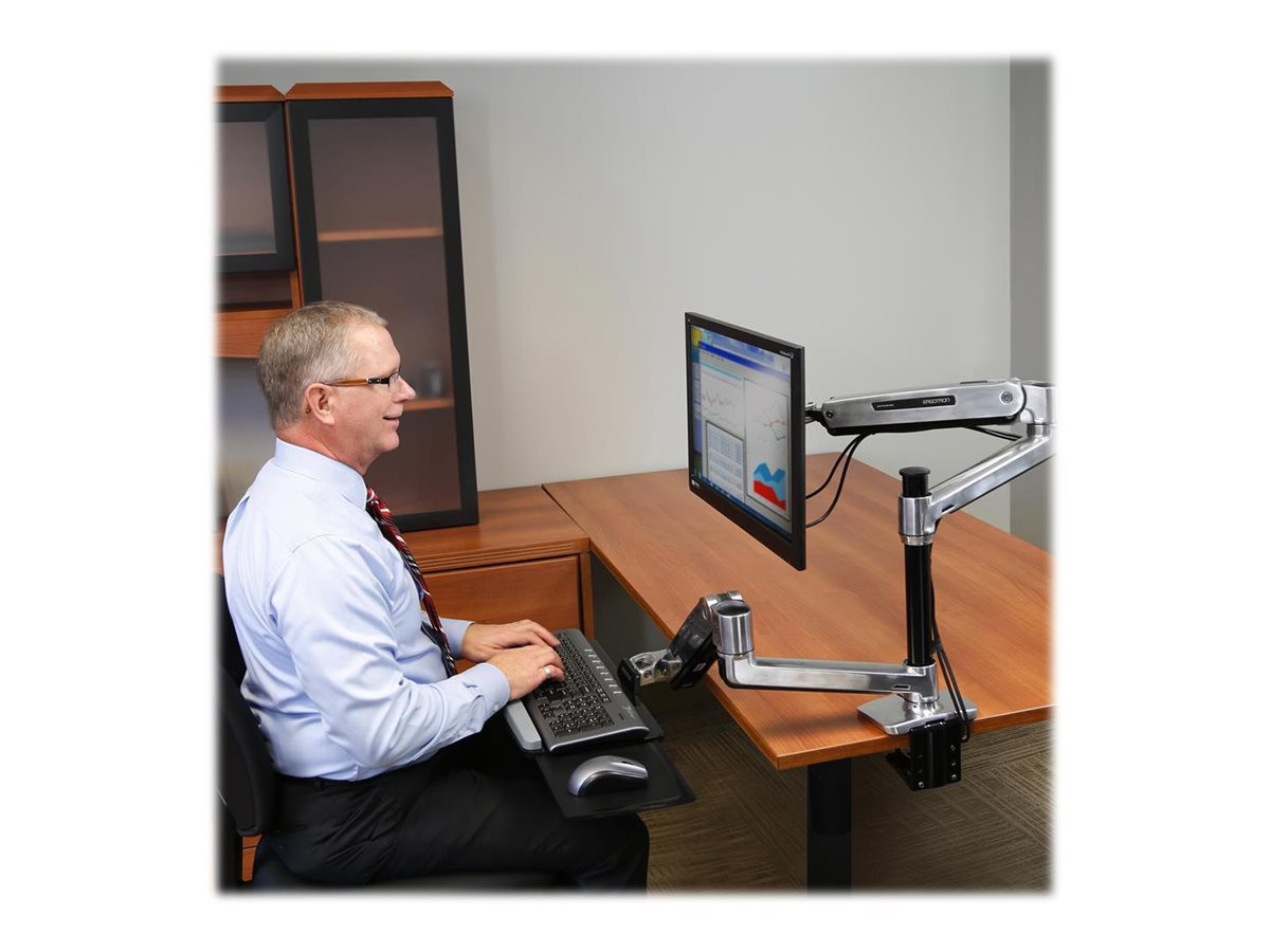 ERGOTRON LX HD Sit-Stand Desk Mount LCD