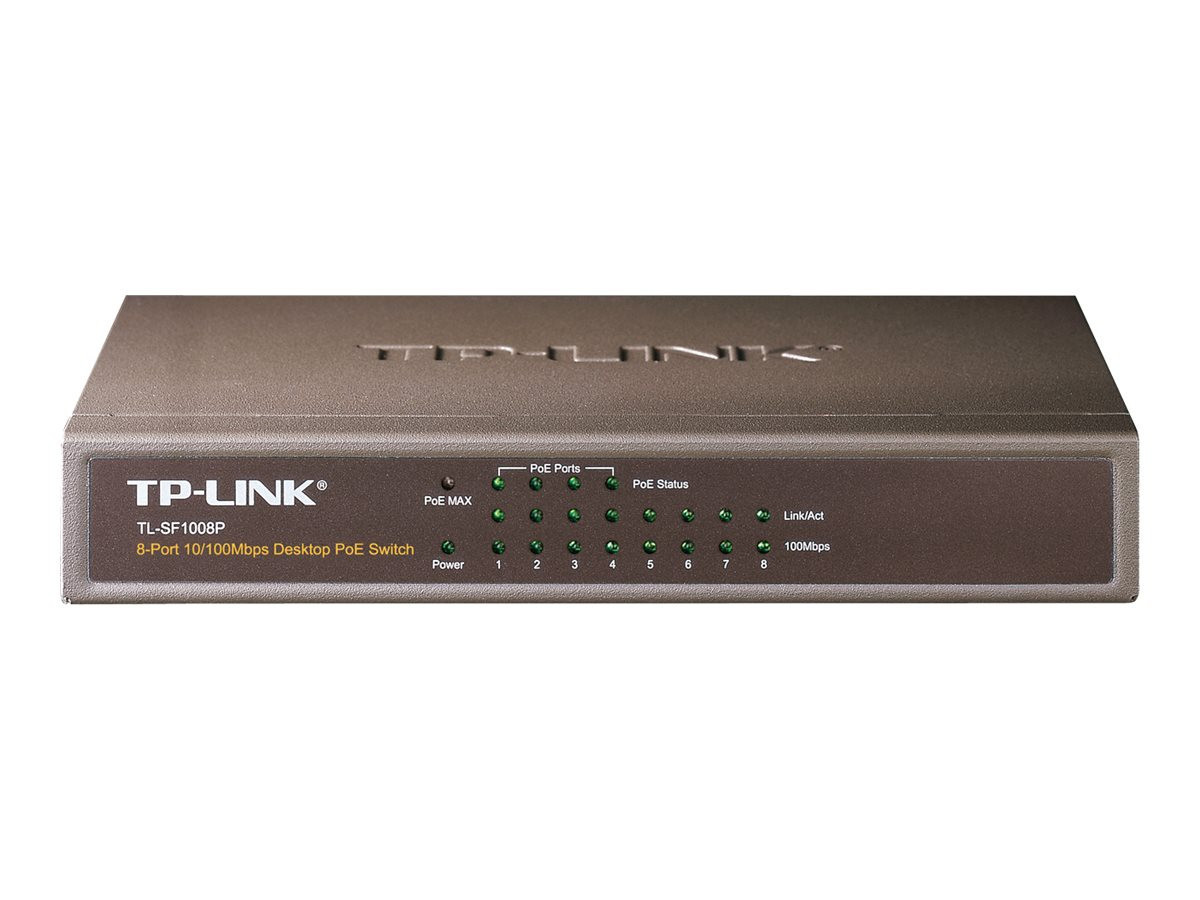 BildeTP-LINK 8port PoE Switch 4 PoE Ports