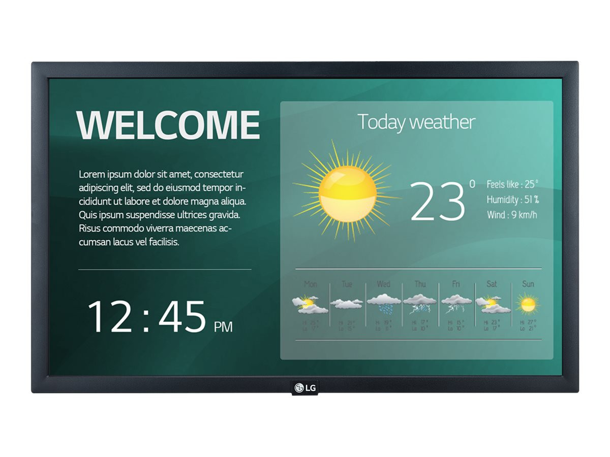 BildeLG 22SM3G-B Signage Display SM3 Series
