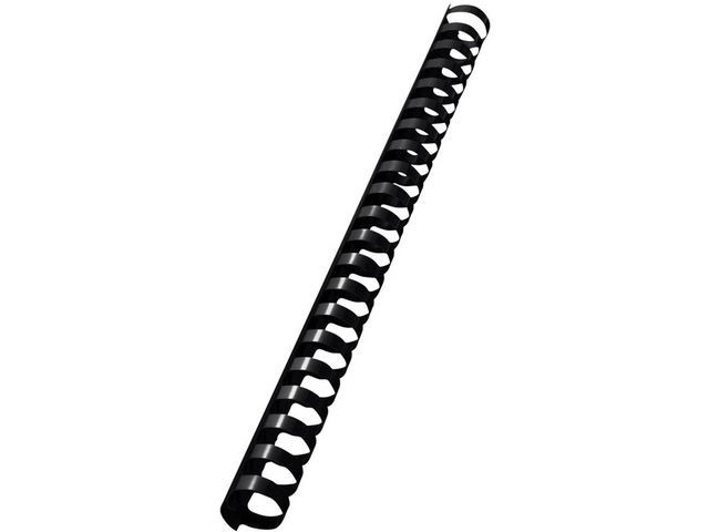 Plastspiral LEITZ 19mm sort (100)