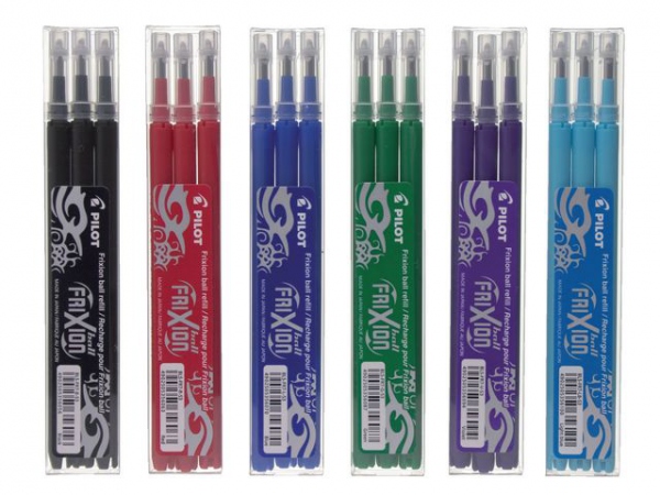 Pilot Frixion patron 3-pakk 0,7 bl (3)