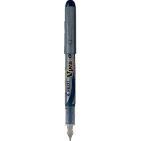 Pilot V-Pen Engangsfyllepenn Silver M svart
