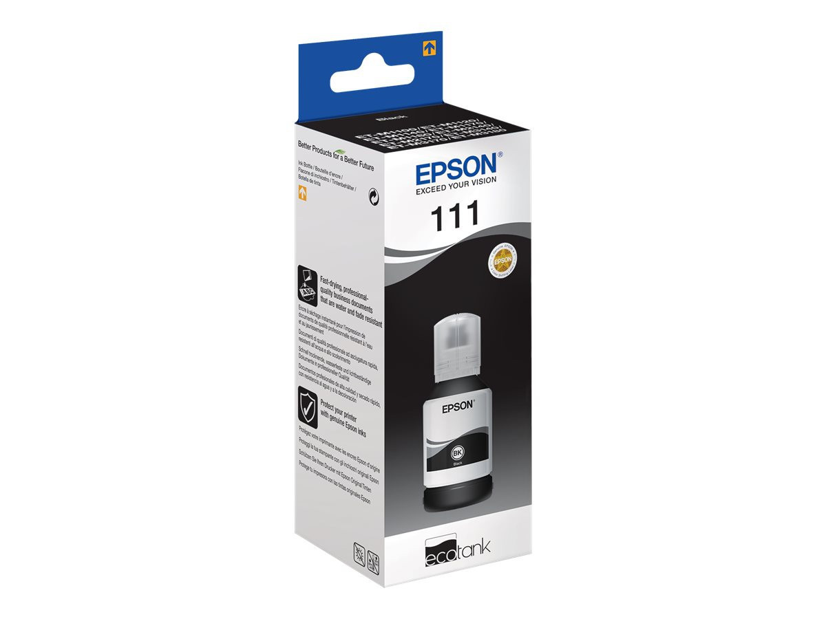 T111 EcoTank Pigmented Black Ink bottle
