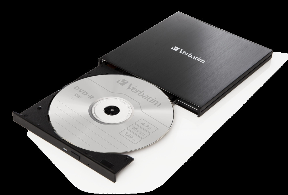 BildeExternal Slimline CD/DVD Writer with USB-C Connection