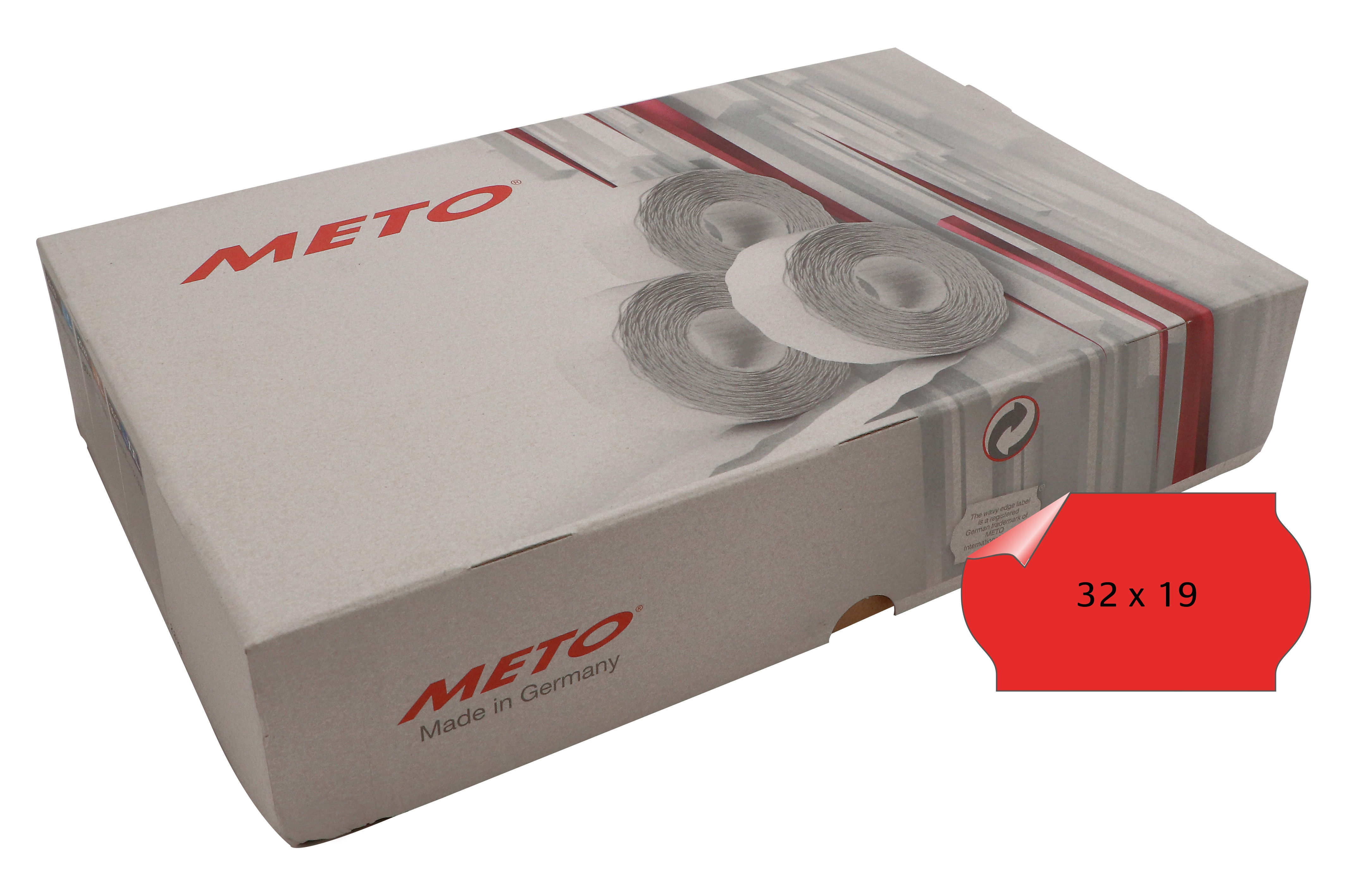 BildeMeto etikett avt 32x19 rd (30rl/1000)