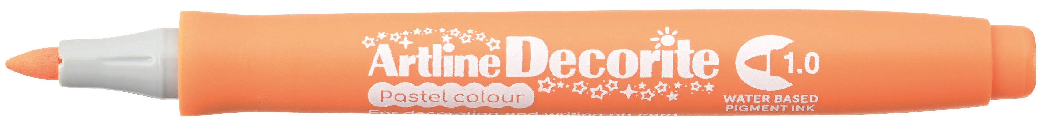 BildeArtline Decorite Rund 1mm Pastell Oransje