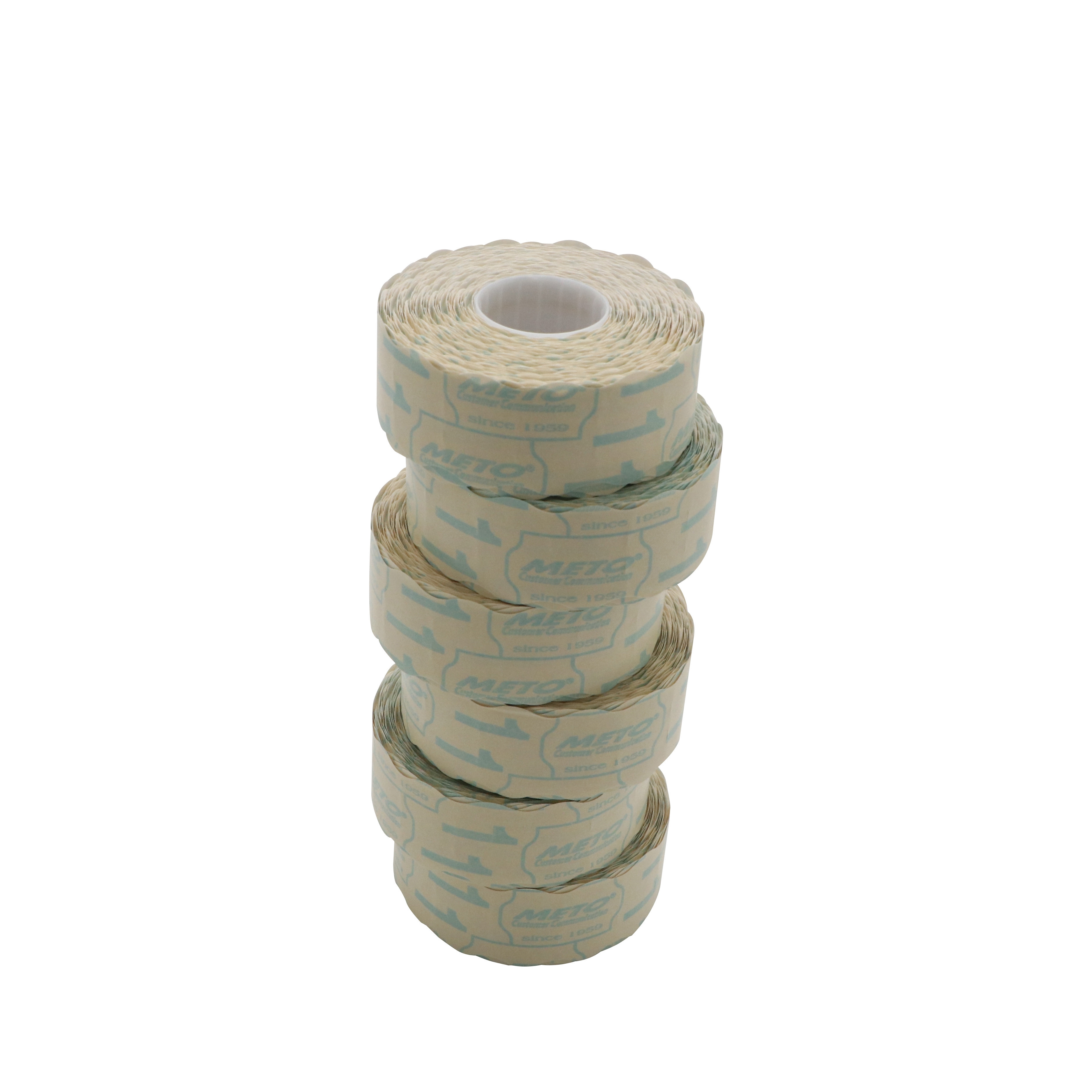 Meto etikett avt 26x12 hvit (36rl/1500)