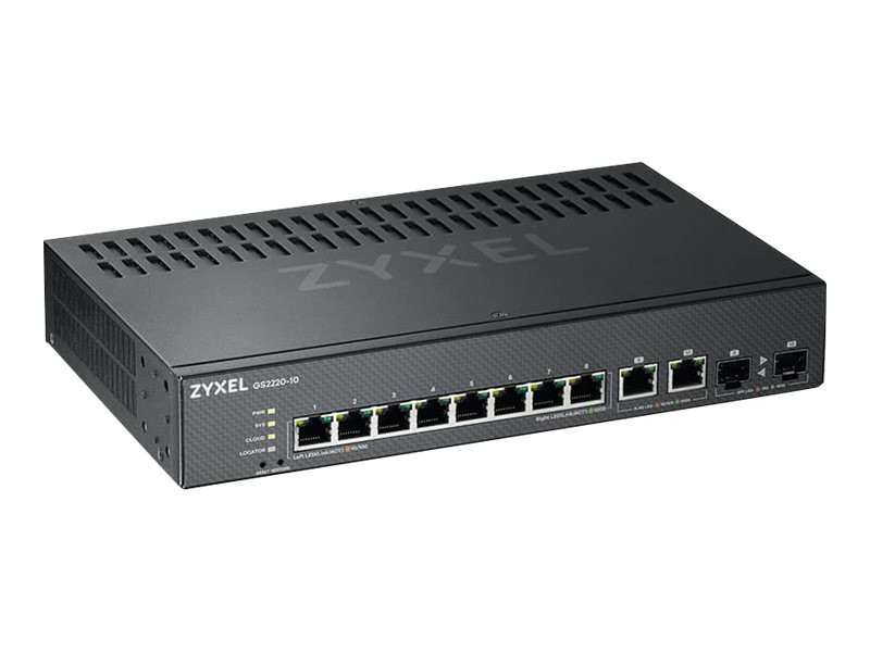 BildeZYXEL GS2220-10 EU region 8-port Switch