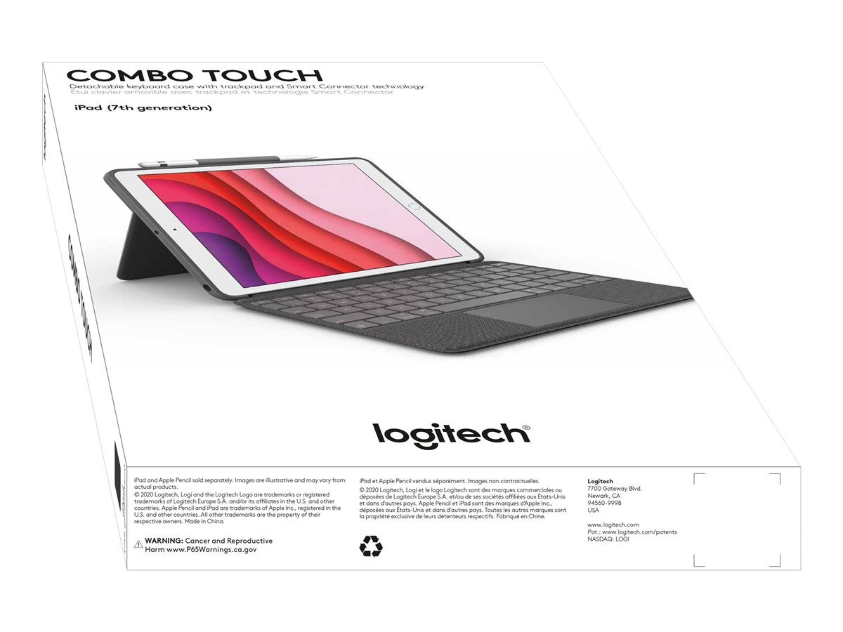 iPad 10.2'' (7th/8th/9th gen) Combo Touch, Graphite (Nordic)