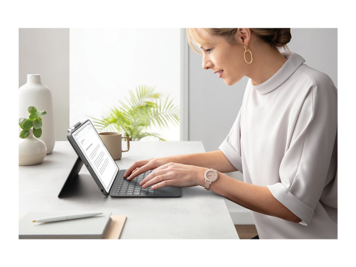 iPad 10.2'' (7th/8th/9th gen) Combo Touch, Graphite (Nordic)