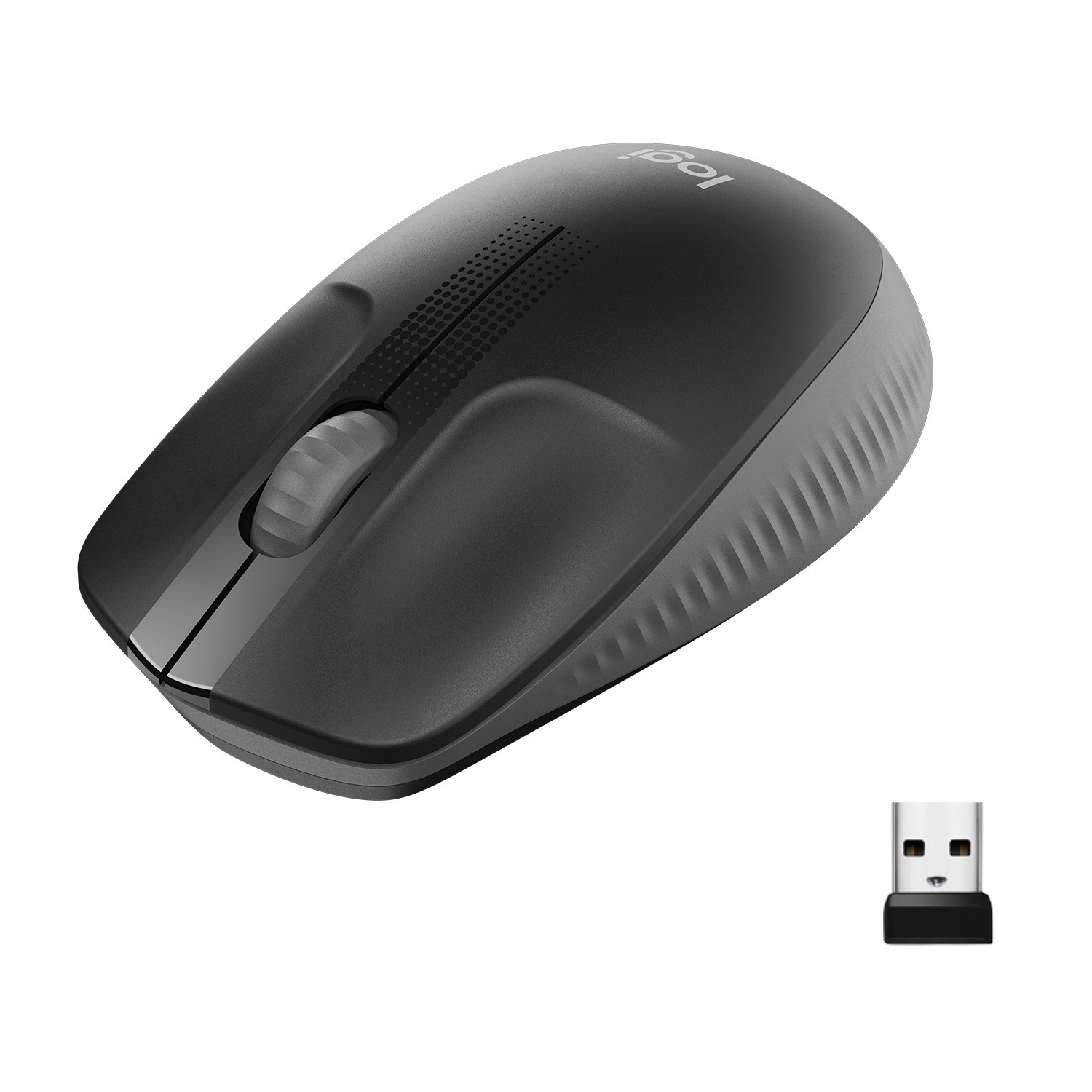 BildeM190 Full-size wireless mouse, Charcoal