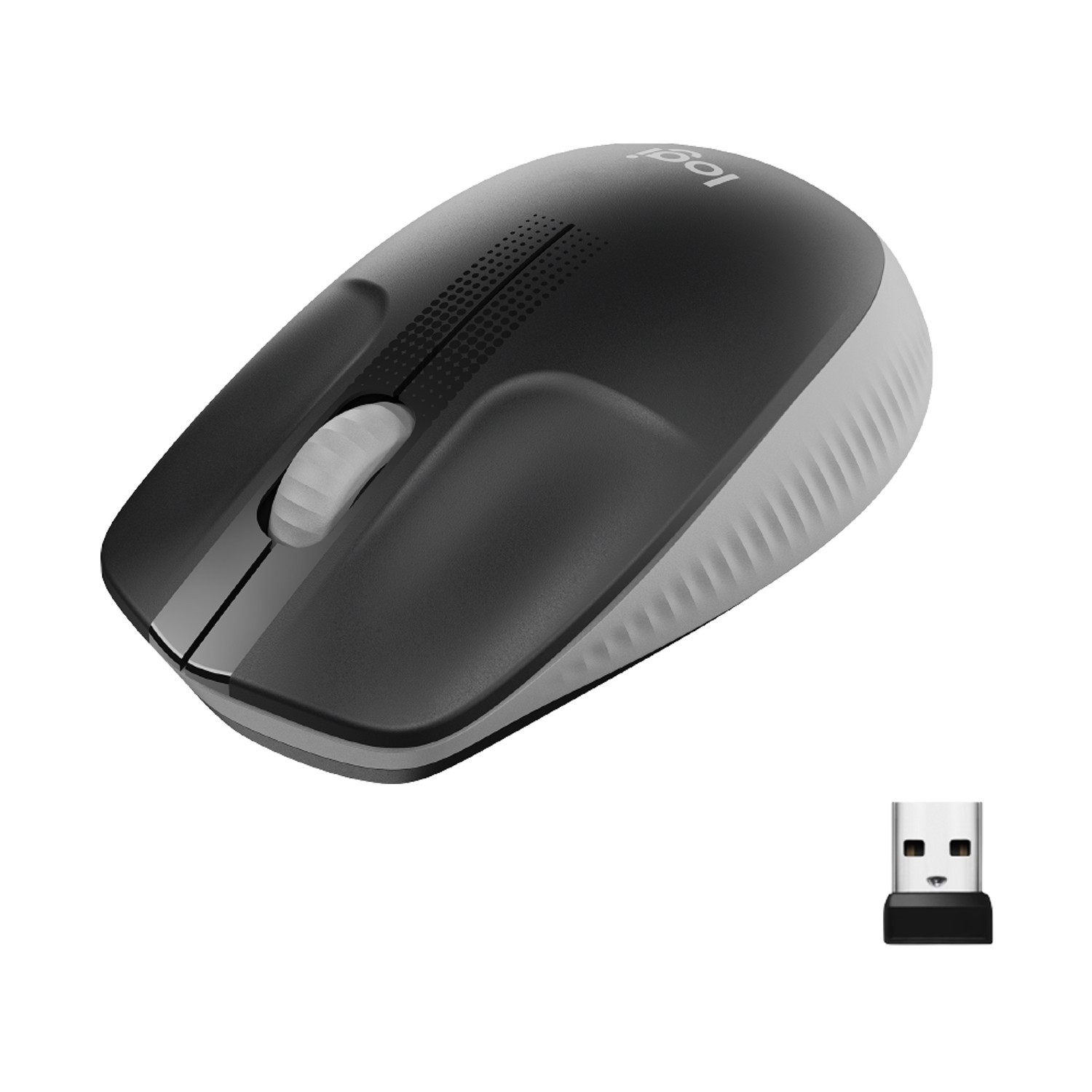 BildeM190 Full-size wireless mouse, Mid Grey
