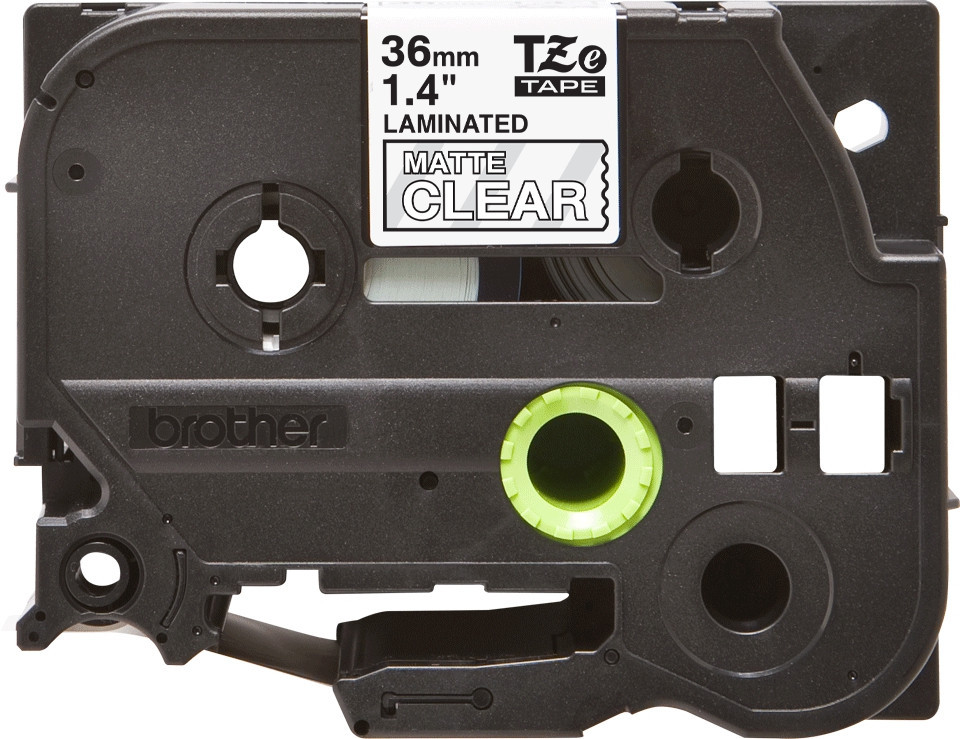 BildeBrother TZe tape 36mm white/clear mat