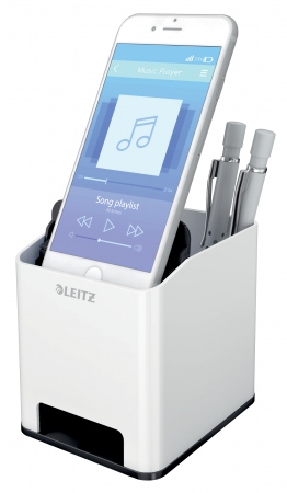 Penneholder Sound WOW Dual Hvit/Sort