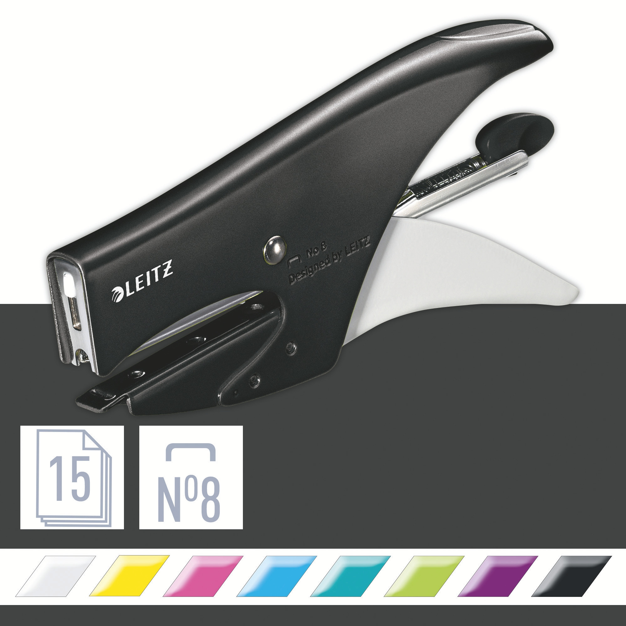 Stiftetang Leitz 5547 15 ark WOW Sort