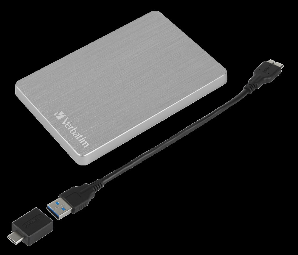 Store ´n´ Go ALU Slim 2.5e  Ext. Hard Drive 1TB, Silver
