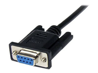 STARTECH 1m Black DB9 Null Modem Cable