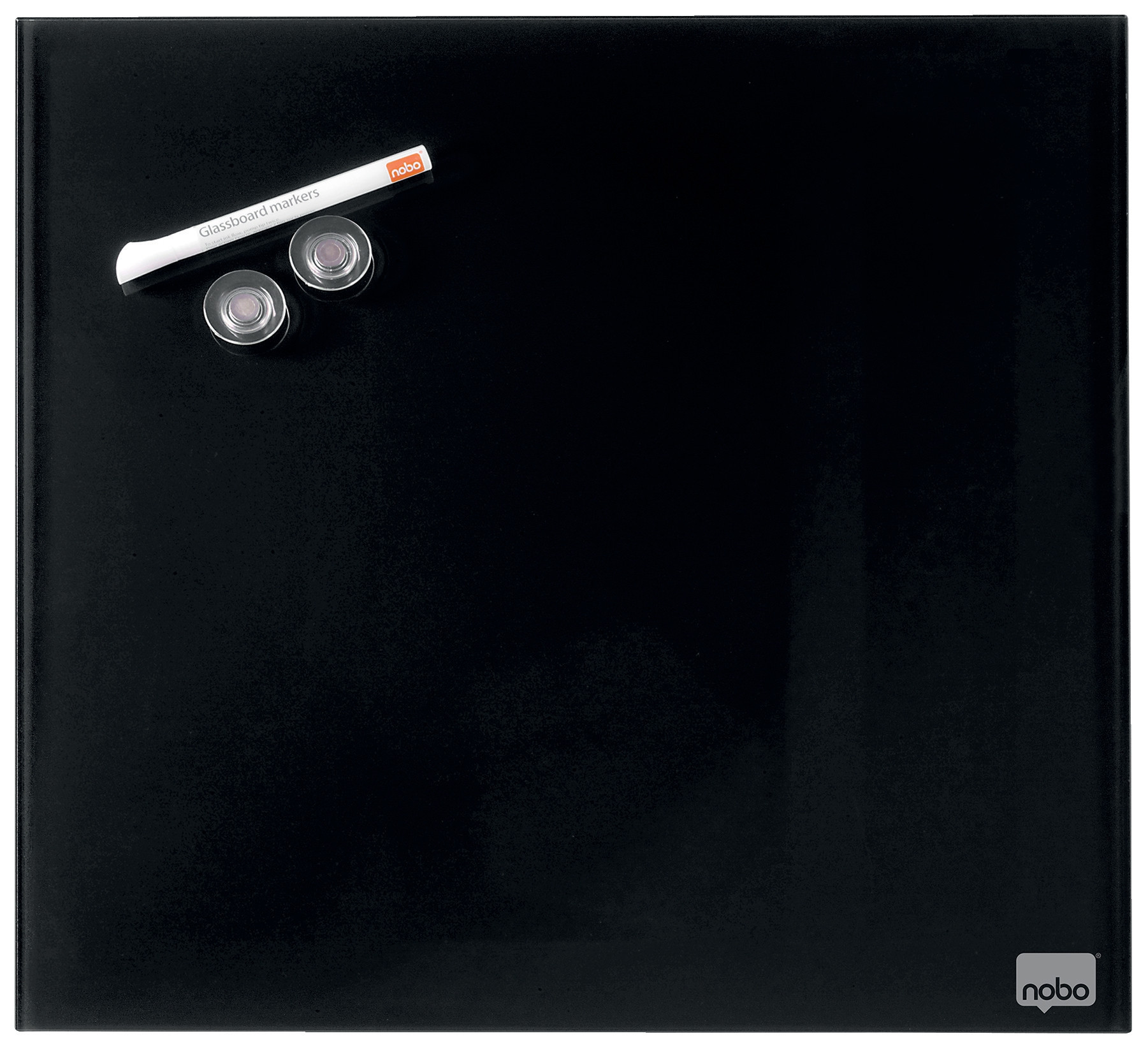 BildeGlasstavle Diamond Nobo 30x30cm sort