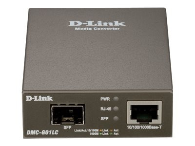 BildeD-LINK 10/100/1000Mbps to SFP Standalone Media Converter