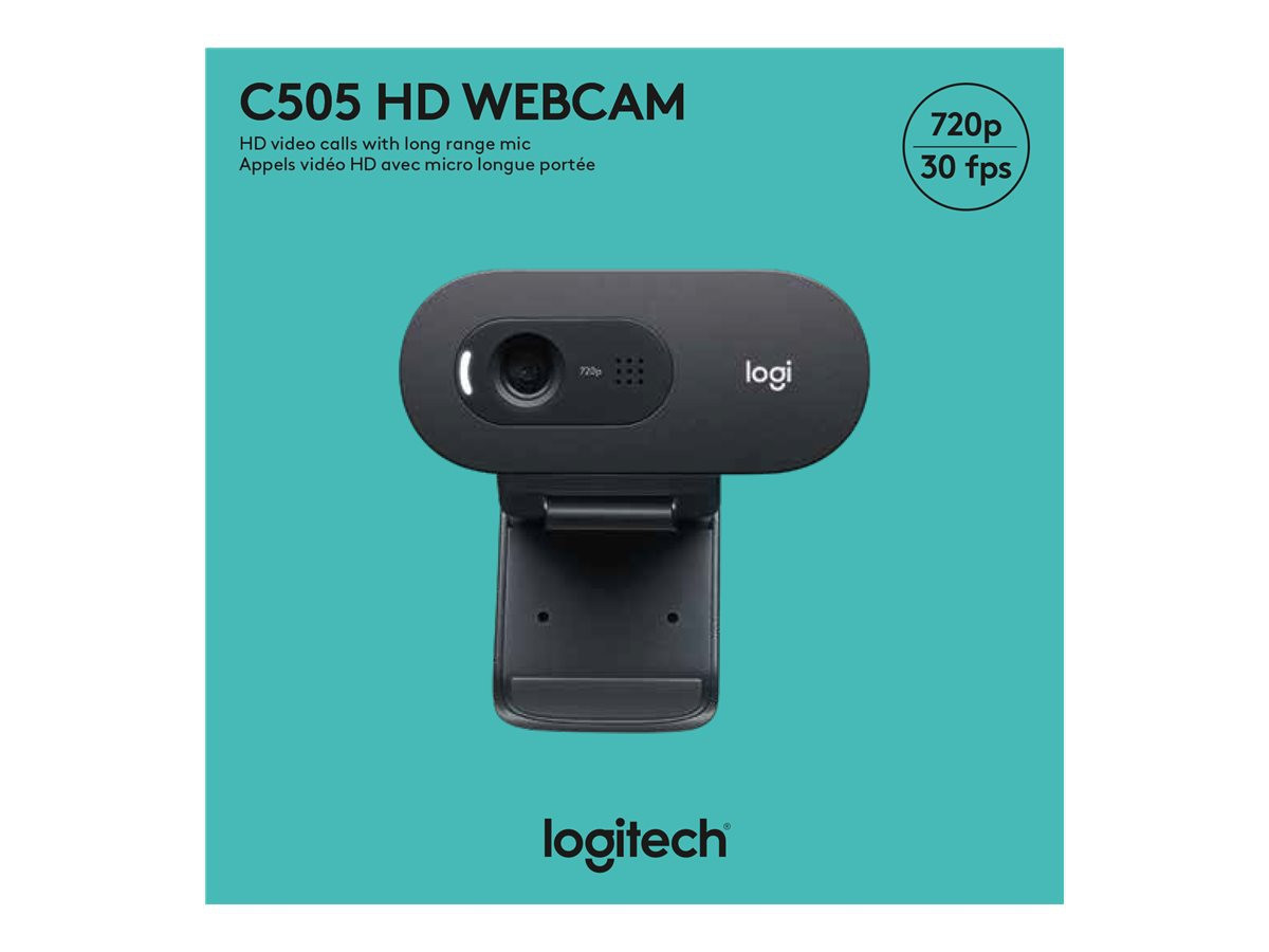 C505 HD Webcam, Black