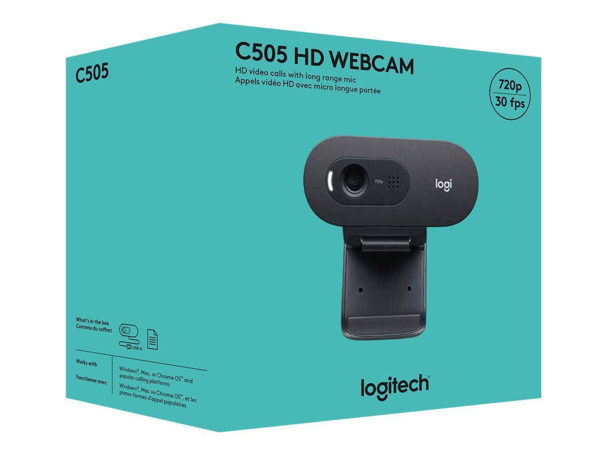 C505 HD Webcam, Black