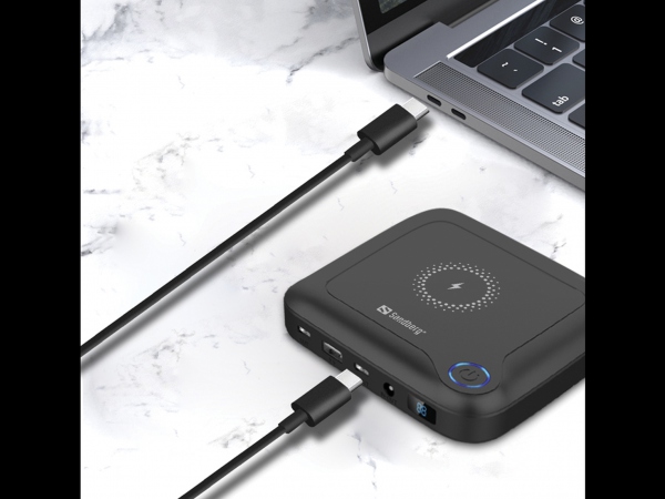 24.000 mAh All-in-1 Laptop PowerBank, Black