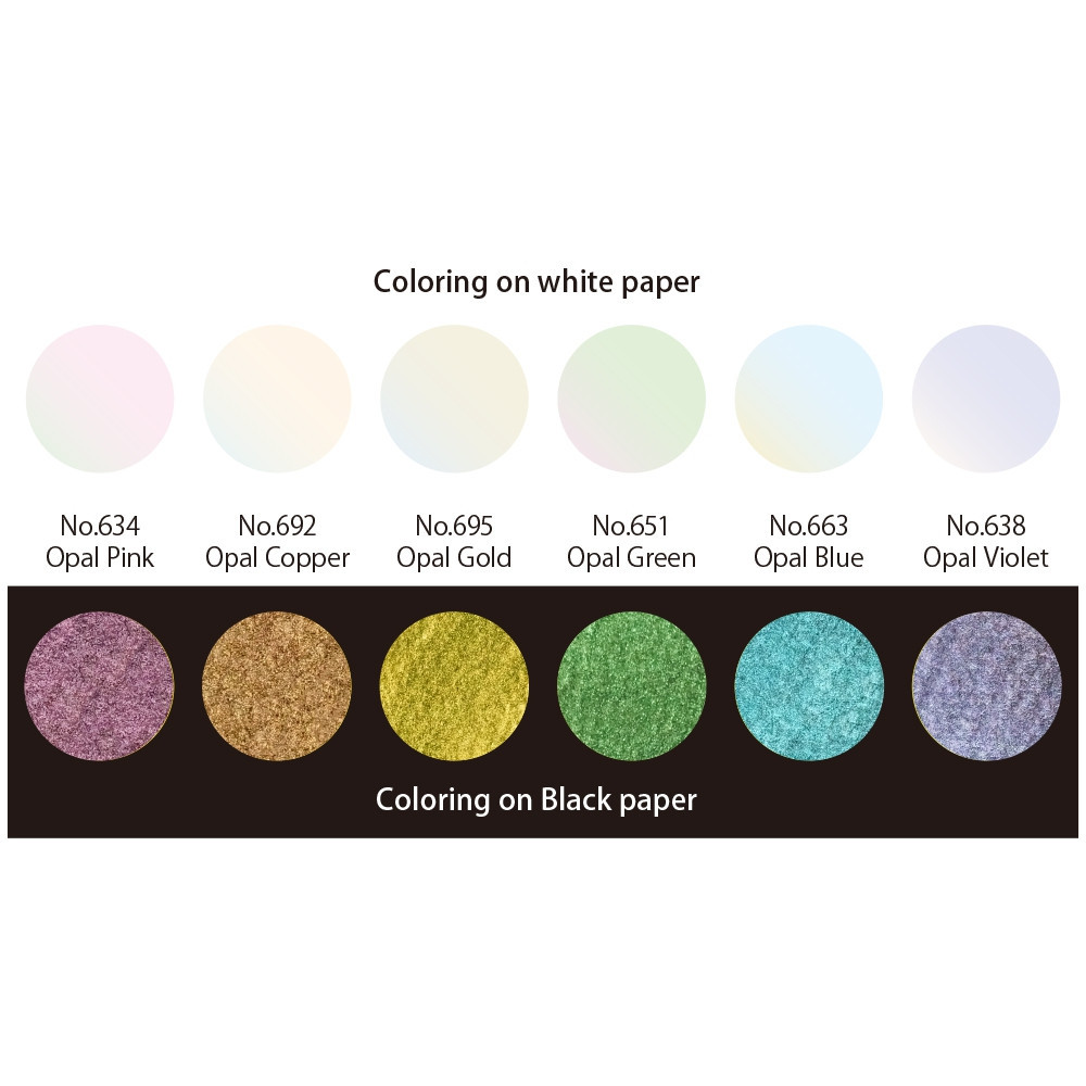 BildeGANSAI TAMBI Opal Colors 6 colors set