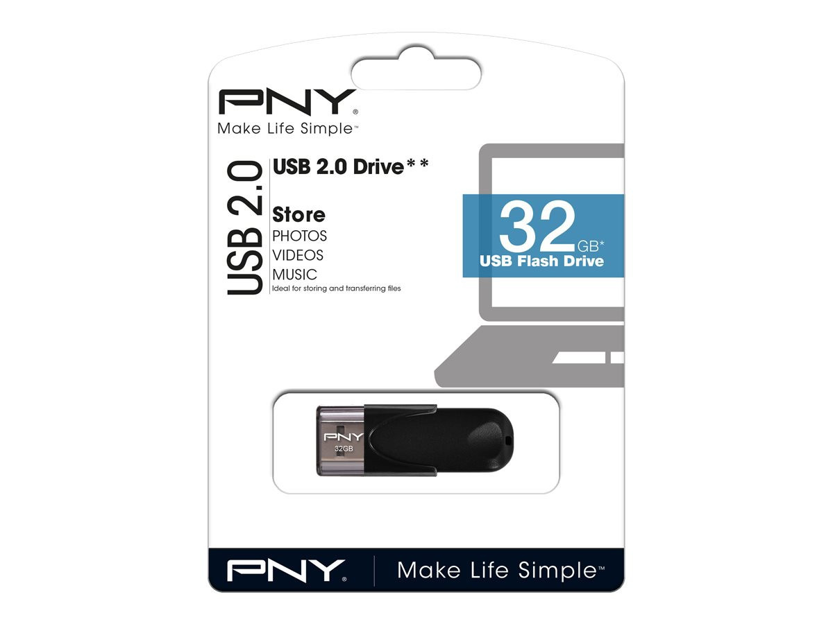 USB 2.0 Attache 4 32GB, Black